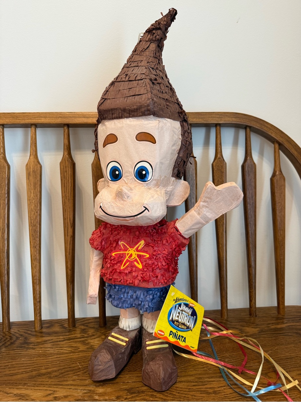 VINTAGE 2002 Jimmy Neutron Piñata Brand New w/ Tags Nickelodeon Unique